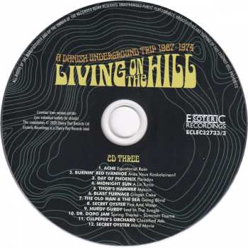 3CD Various: Living On The Hill A Danish Underground Trip 1967-1974