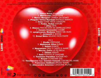 2CD Various: Love 2022 By Radio Italia