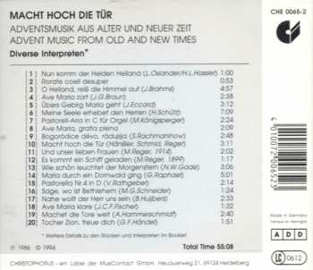 CD Various: Macht Hoch Die Tür (Adventsmusik Aus Alter & Neuer Zeit = Advent Music From Old & New Times)