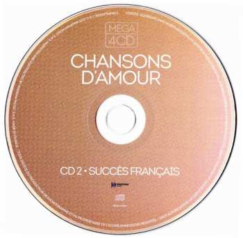 4CD Various: Mega 4 CD - Chansons D'amour