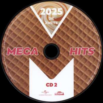 2CD Various: Mega Hits 2025 Die Zweite