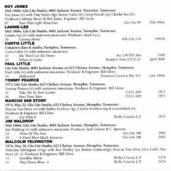 CD Various: Memphis Rockabillies, Hillbillies & Honky Tonkers Volume 5: Glo Lite Records