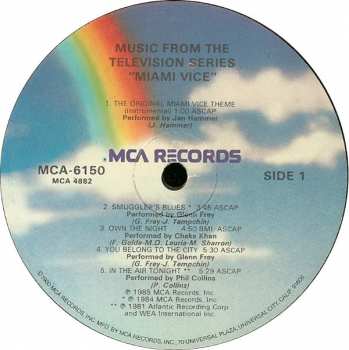 LP Various: Miami Vice (Music From The Television Series)