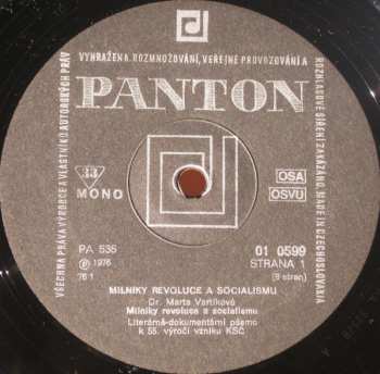 4LP/Box Set Various: Míl'niky Revolúcie A Socializmu 1921 - 1976