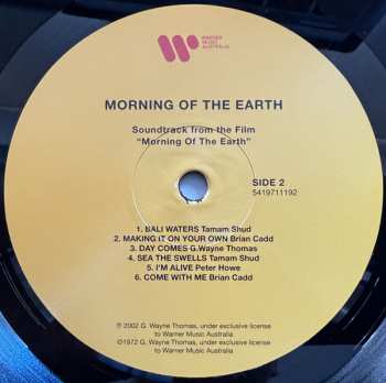 LP Various: Morning Of The Earth (Original Film Soundtrack)
