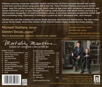 CD Various: Mortality Mansions: Songs Of Love And Loss After 60