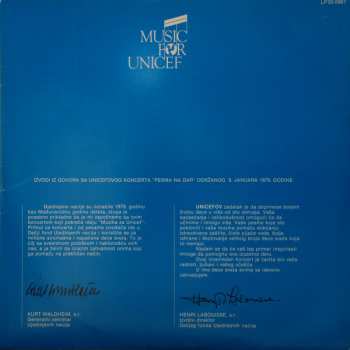 LP Various: Music For Unicef Concert: A Gift Of Song