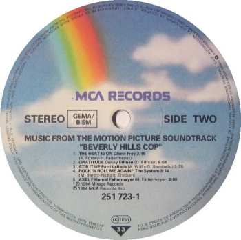 LP Various: Beverly Hills Cop (Music From The Motion Picture Soundtrack)