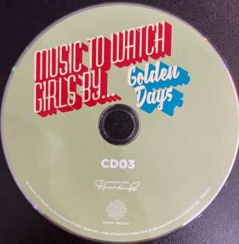 3CD/Box Set Various: Music To Watch Girls By...Golden Days