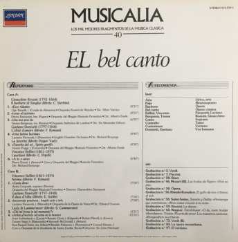 LP Various: Musicalia 40. El Bel Canto