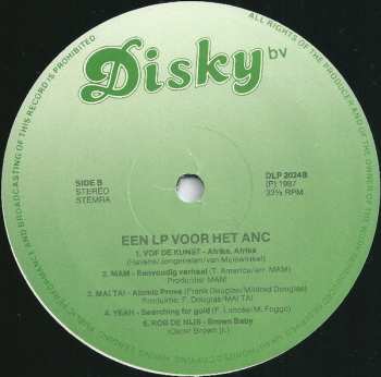 LP Various: 'n Elpee Voor 't ANC