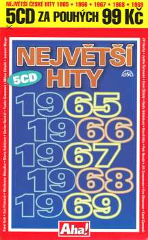 5CD/Box Set Various: Největší České Hity 1965 • 1966 • 1967 • 1968 • 1969