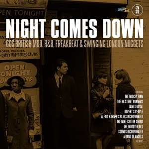 3CD/Box Set Various: Night Comes Down: 60s British Mod, R&B, Freakbeat & Swinging London Nuggets