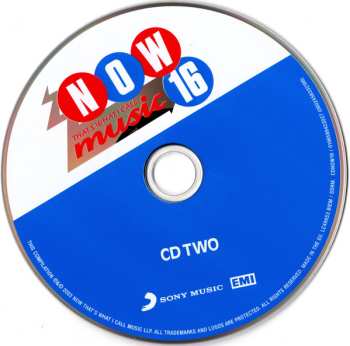 2CD Various: Now That's What I Call Music 16