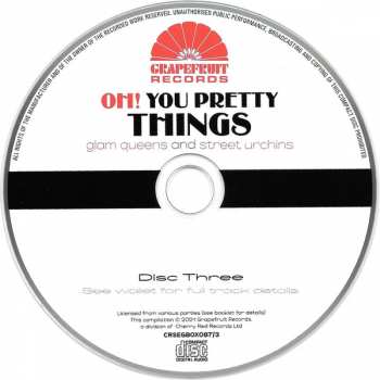3CD/Box Set Various: Oh! You Pretty Things (Glam Queens And Street Urchins 1970-76)