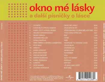 CD Various: Okno Mé Lásky A Další Písničky O Lásce