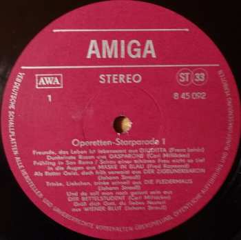 LP Various: Operetten - Starparade 1