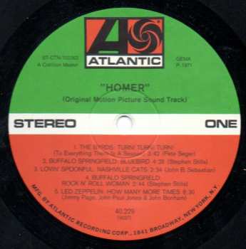 LP Various: "Homer" (Original Motion Picture Sound Track)