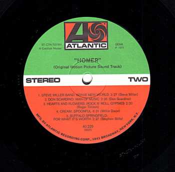 LP Various: "Homer" (Original Motion Picture Sound Track)