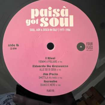2LP Various: Paisà Got Soul (Soul, AOR & Disco In Italy 1977​-​1986)
