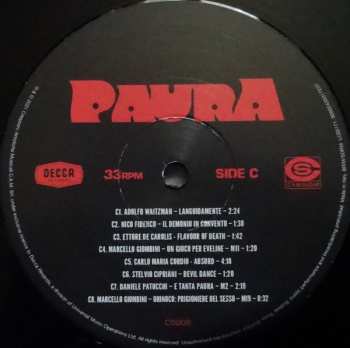 2LP Various: Paura (A Collection Of Italian Horror Sounds From The Cam Sugar Archive)