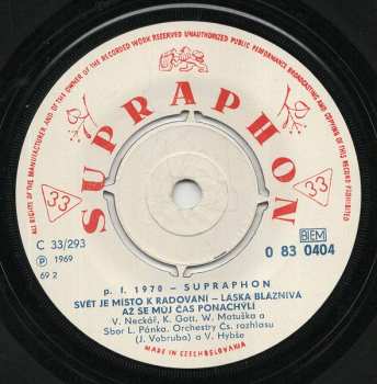 SP Various: PF 1970 Supraphon 