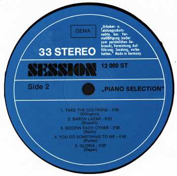 LP Various: Piano Selection