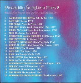 CD Various:  Piccadilly Sunshine Part 8 (British Pop Psych And Other Flavours 1966 - 1971)