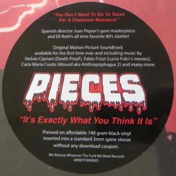 LP Various: Pieces (Original Motion Picture Soundtrack) LTD