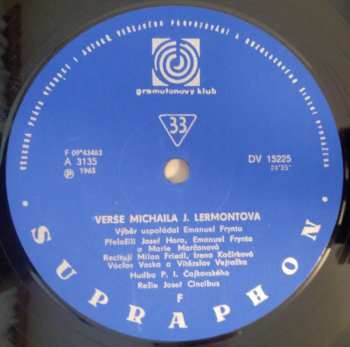 LP Various: Poezie M. J. Lermontova a A. S. Puškina