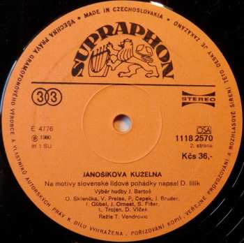 LP Various: Pohádky (VIII) Kocour Vavřinec A Jeho Přátelé / Jánošíkova Kuželka