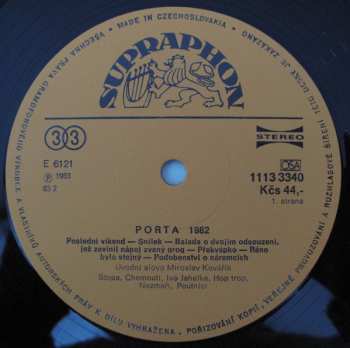 LP Various: Porta '82