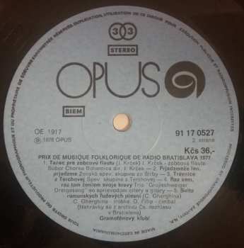 LP Various: Prix De Musique Folklorique De Radio Bratislava 1977