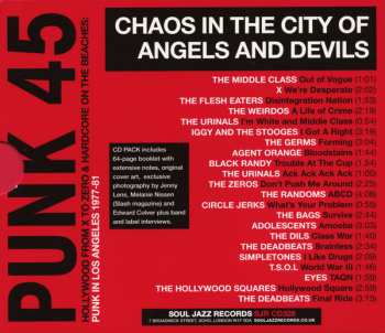 CD Various: Punk 45: Chaos In The City Of Angels And Devils (Hollywood From X To Zero & Hardcore On The Beaches: Punk In Los Angeles 1977-81)