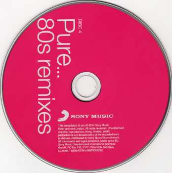 4CD Various: Pure... 80s Remixes