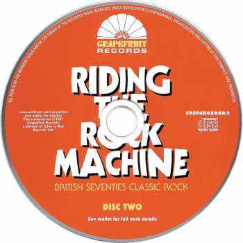 3CD/Box Set Various: Riding The Rock Machine: British Seventies Classic Rock