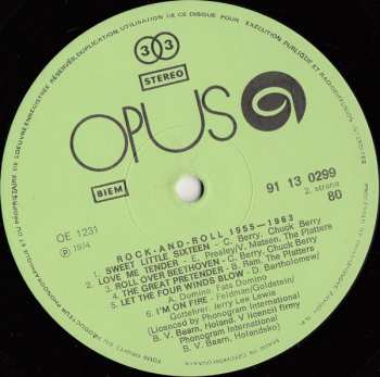LP Various: Rock And Roll 1955 - 1963