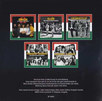 5CD/Box Set Various: Rock Aus Ungarn - Die Deutschen Songs