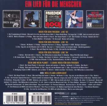4CD/DVD/Box Set Various: Rock Für Den Frieden