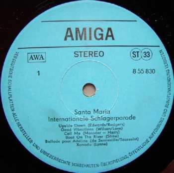 LP Various: Santa Maria - Internationale Schlagerparade