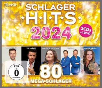 3CD/DVD Various: Schlager Hits 2024 (Unsere Besten Lieder Des Jahres - 80 Mega-Schlager)