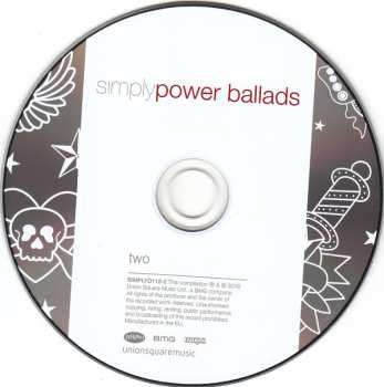 4CD/Box Set Various: Simply Power Ballads (4 CDs Of Modern And Classic Power Ballads)