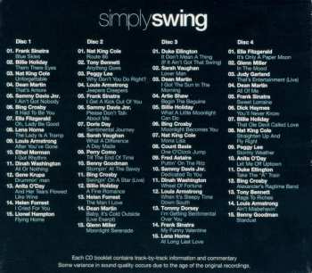 4CD/Box Set Various: Simply Swing