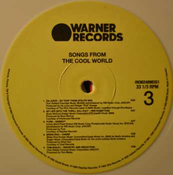 2LP Various: Songs From The Cool World