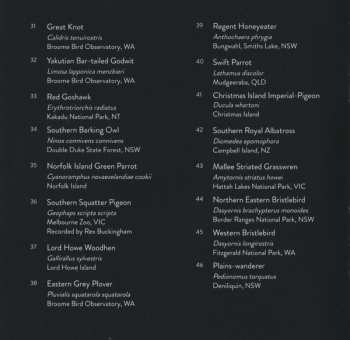 CD Various: Songs Of Disappearance (Australian Bird Calls) - Endangered Edition DLX