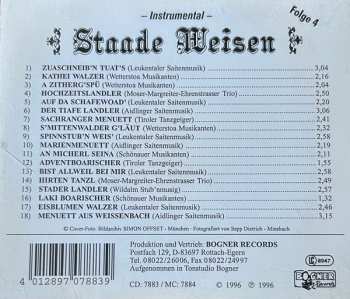 CD Various: Staade Weisen - Instrumental Folge 4