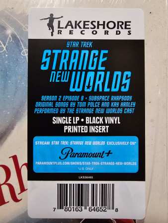 LP Various: Star Trek Strange New Worlds Season 2 - Subspace Rhapsody (Original Series Soundtrack)