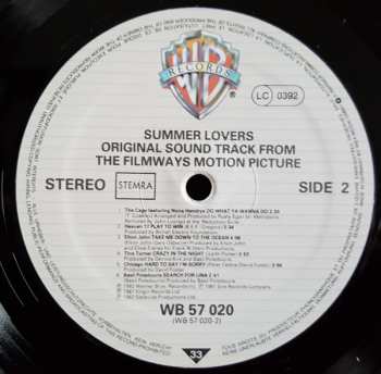 LP Various: Summer Lovers (Original Sound Track From The Filmways Motion Picture)