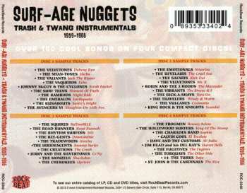 4CD Various: Surf-Age Nuggets (Trash & Twang Instrumentals 1959 - 1966)
