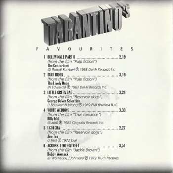 CD Various: Tarantino's Favourites (Film Themes)